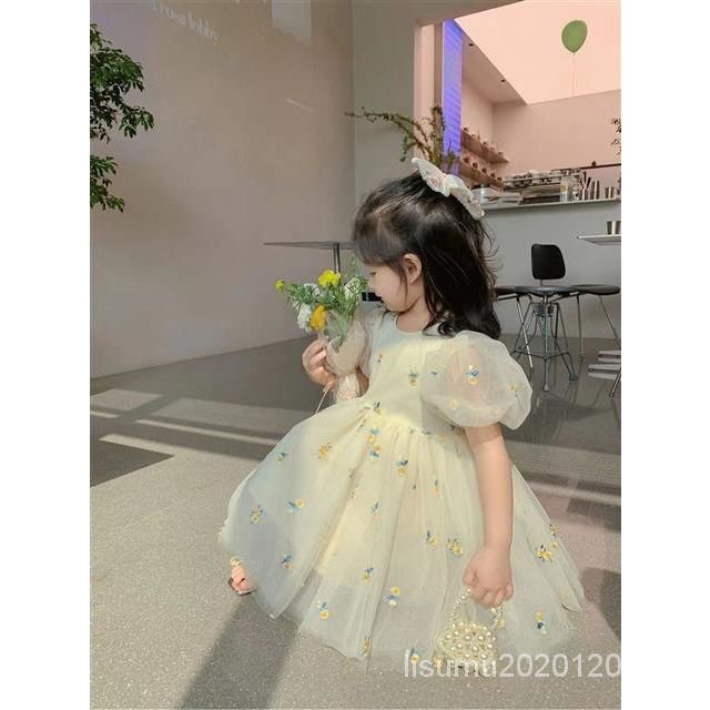 Đầm Công Chúa Phong Cách Hàn Quốc Thời Trang Mùa Hè Mới Cho Bé Gái