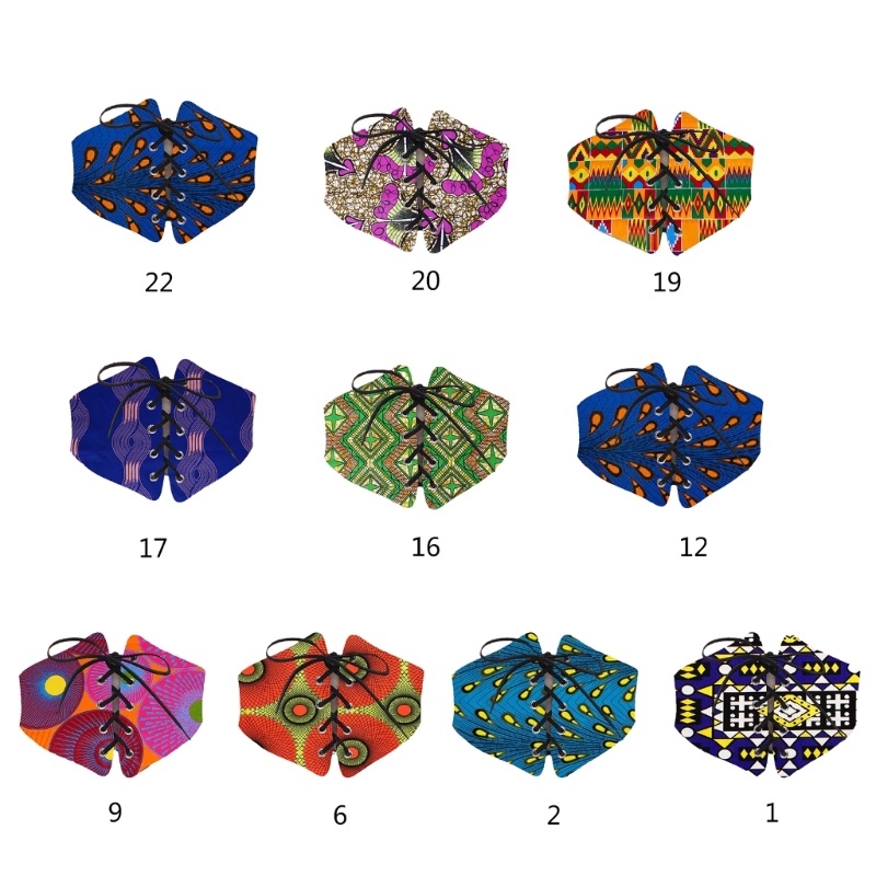 Thắt Lưng Bản Rộng Co Giãn Họa Tiết Hoa Phong Cách Châu Phi Cho Nữ