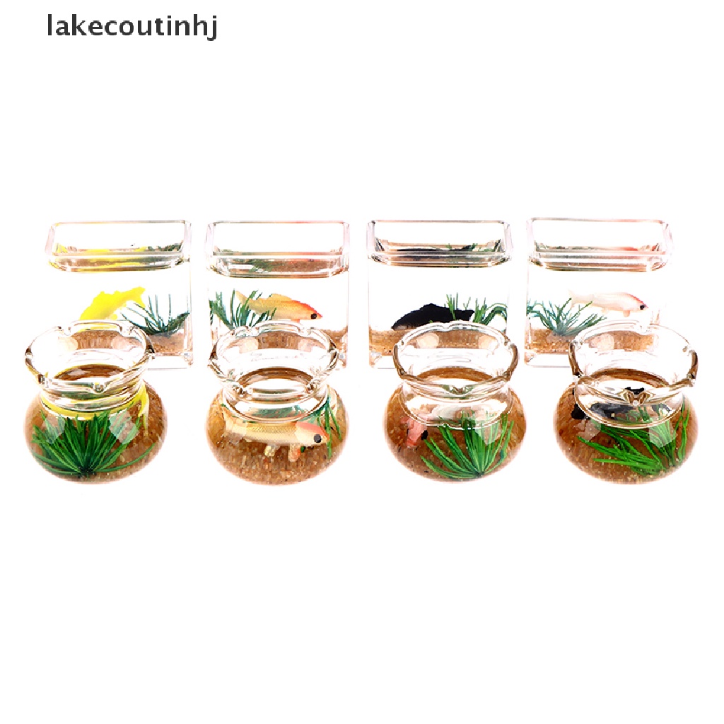 Mô Hình Cá Vàng Mini Bằng Nhựa Resin Trong Suốt DIY Trang Trí Nhà Búp Bê