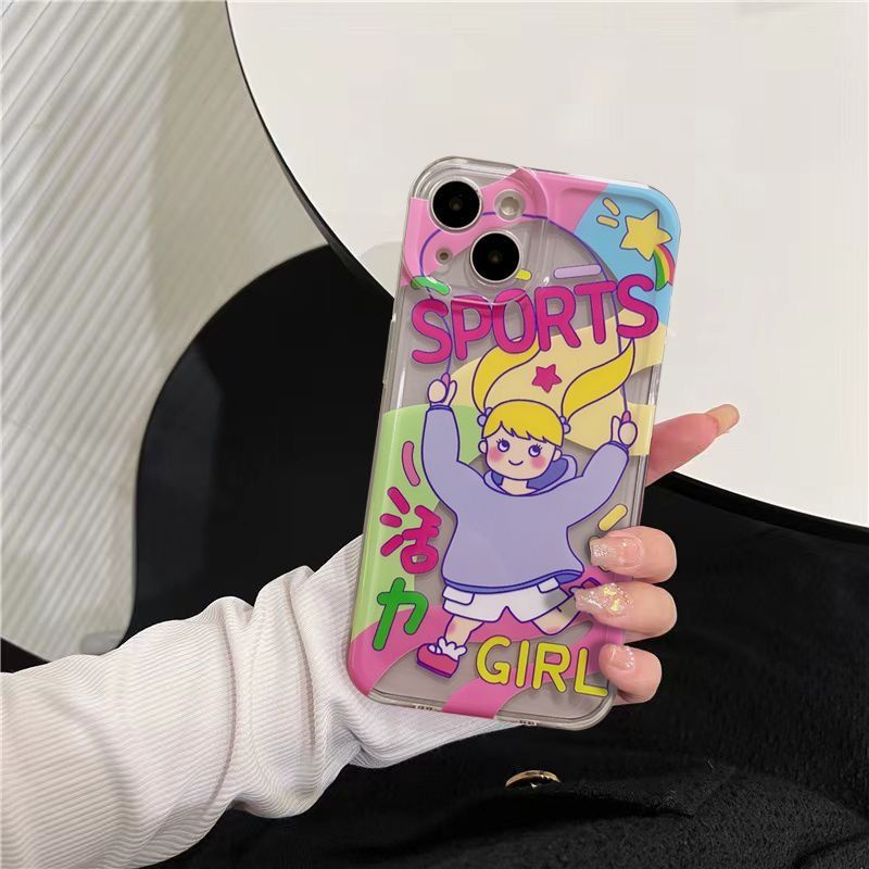 ✅Ốp Điện Thoại Trong Suốt Họa Tiết EXOB Dễ Thương Cho Iphone promax / 811 1213Pro / 7 14Plus 1213Pro