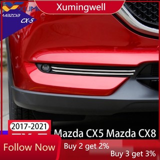Miếng dán trang trí đèn sương mù trước cho xe hơi mazda cx5 mazda cx8