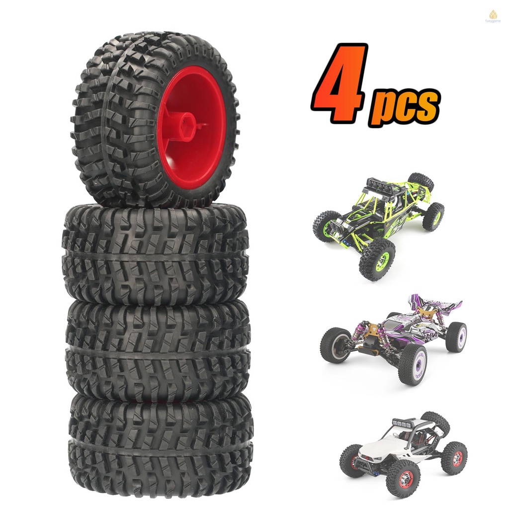 WLTOYS Set 4 Bánh Xe 110mm 12427 12429 12423 Tỉ Lệ 1 / 10 Cho Xe Điều Khiển Từ Xa 1 / 12 / 12 / 14 144001 124019 124018