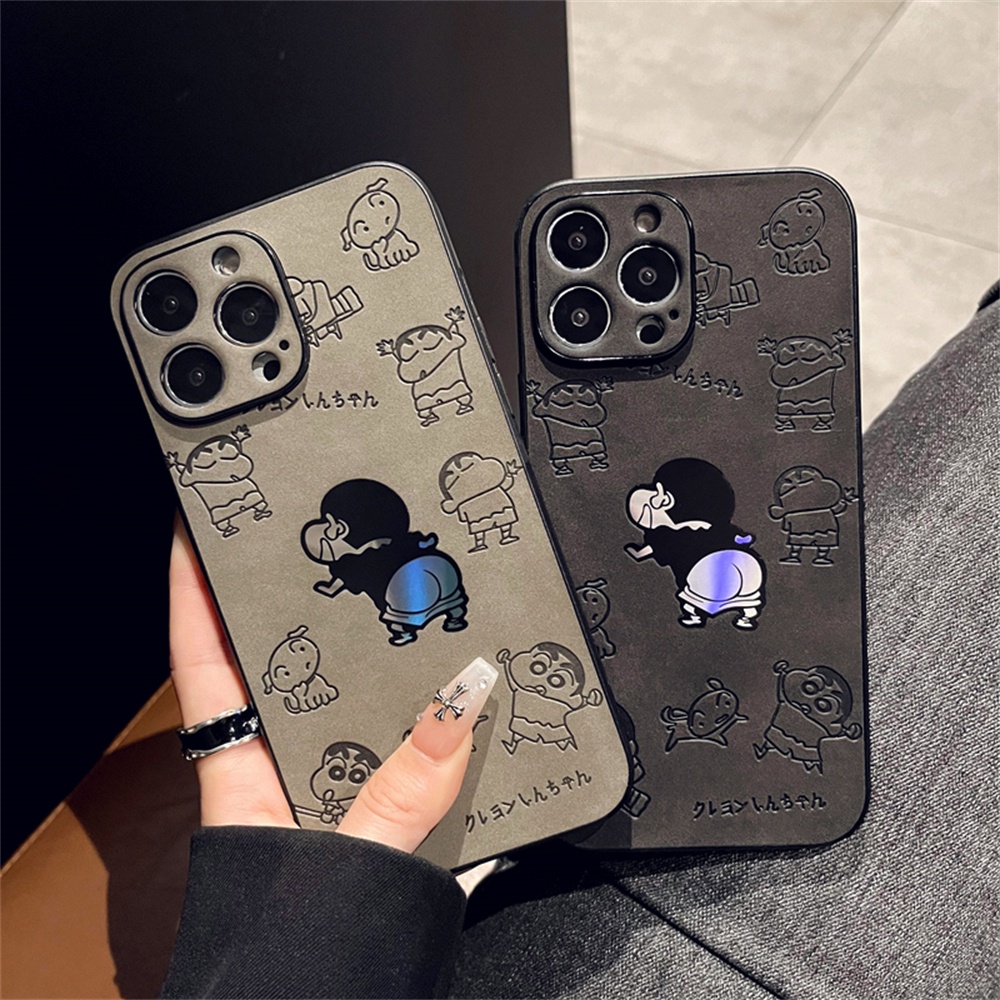 Ốp Lưng Chất Liệu Da Họa Tiết Hoạt Hình Cho IPhone 14 13 12 Pro Max 11 14 Pro XS Max X XR 7 8 Plus