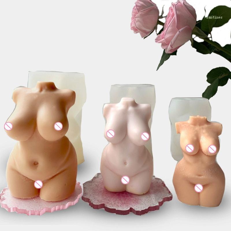 Khuôn Silicone Tạo Hình Làm Trang Sức Hình Phụ Nữ 3D DIY
