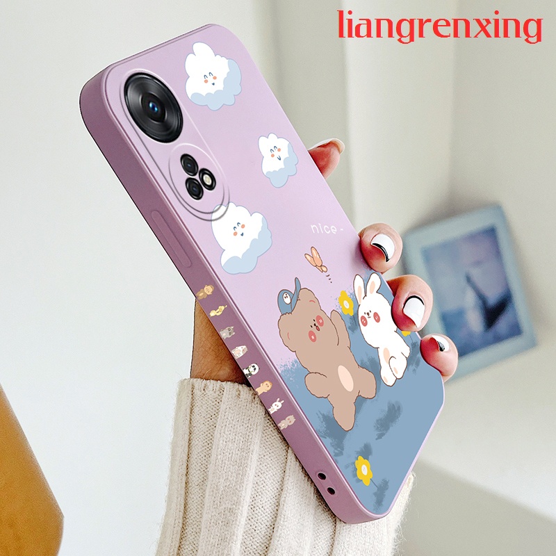 Ốp lưng oppo reno 8t 4g reno 8t 5G reno8 t 2023 oppo a78 5G Ốp Điện Thoại Silicon Mềm Chống Sốc Cho oppo reno 8t 4g reno 8t 5G reno8 t 2023 oppo a78 5G YTXX01 viền vuông cute