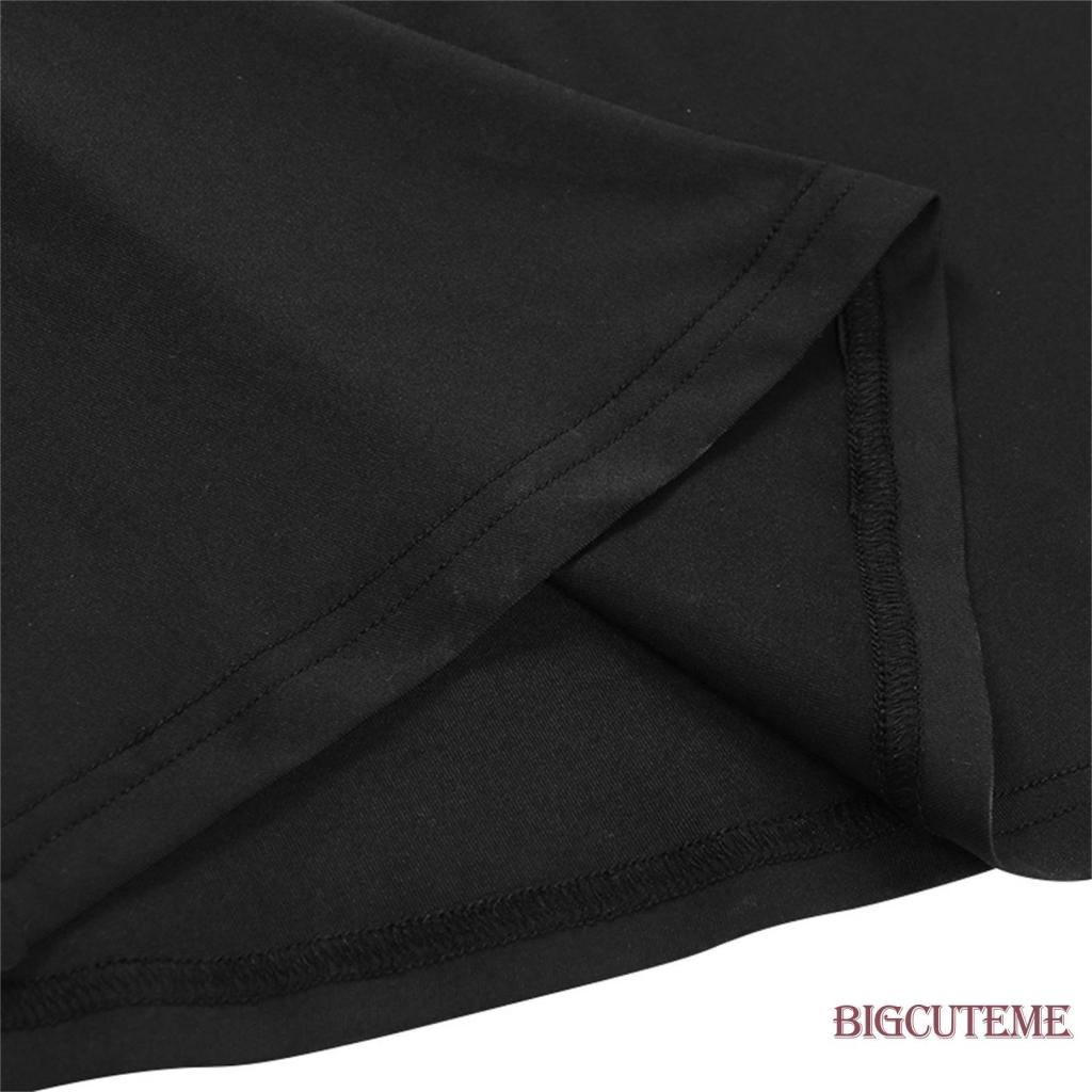 [] - Đầm Hai Dây Dáng Dài Hở Lưng Ôm Dáng Màu Trơn Thời Trang Mùa Hè Cho Nữ