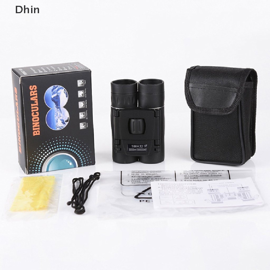 Ống Nhòm 3000M Tầm Nhìn Đêm 100x22 HD Có Thể Gấp Gọn Tiện Dụng