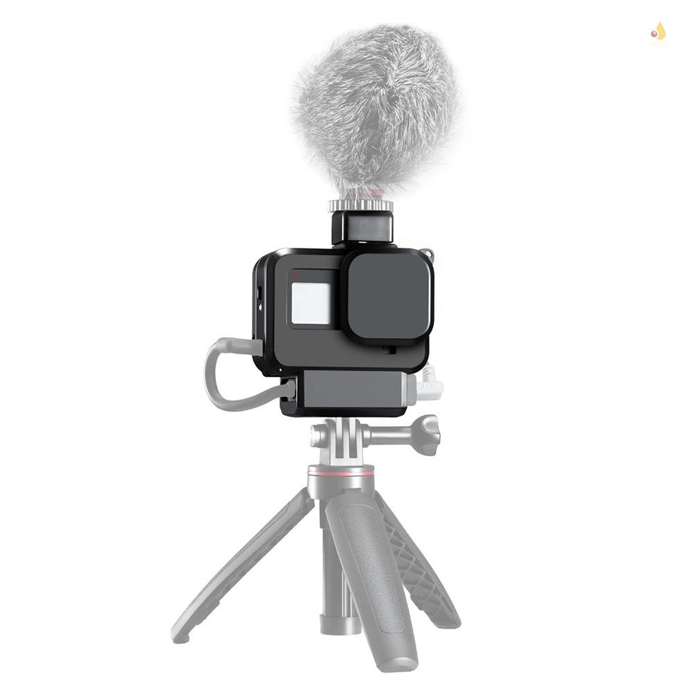 Khung Nhựa Bảo Vệ Vlogging Với Giá Đỡ Và Bộ Lọc Ống Kính Vlog Tương Thích Với 8 Khung Nhựa Bảo Vệ Máy Ảnh