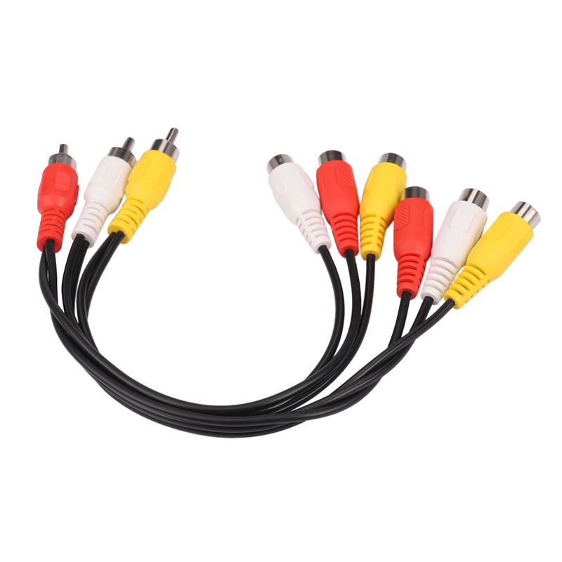 (MớI) Cáp Chia Âm Thanh / Video 3 RCA ĐầU CắM Sang Lỗ CắM