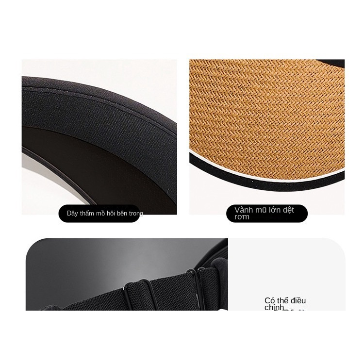 Mũ Chống Nắng Rộng Vành Có Thể Gấp Gọn Tiện Dụng Cho Nữ