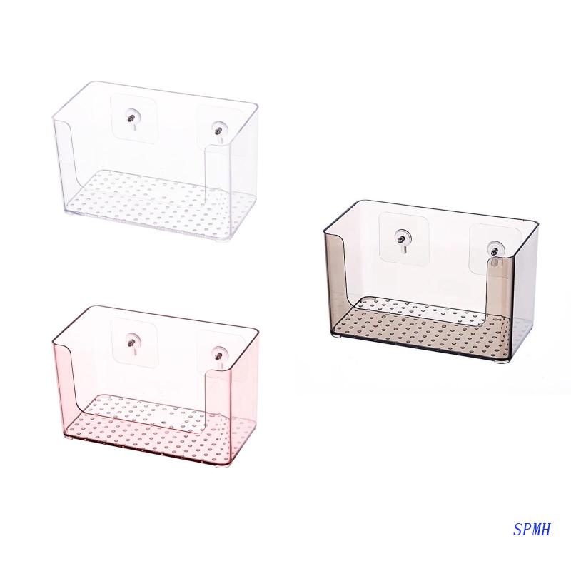 Kệ Đựng Đồ Dùng Bằng Nhựa Gắn Tường Tiện Dụng Cho Nhà Tắm