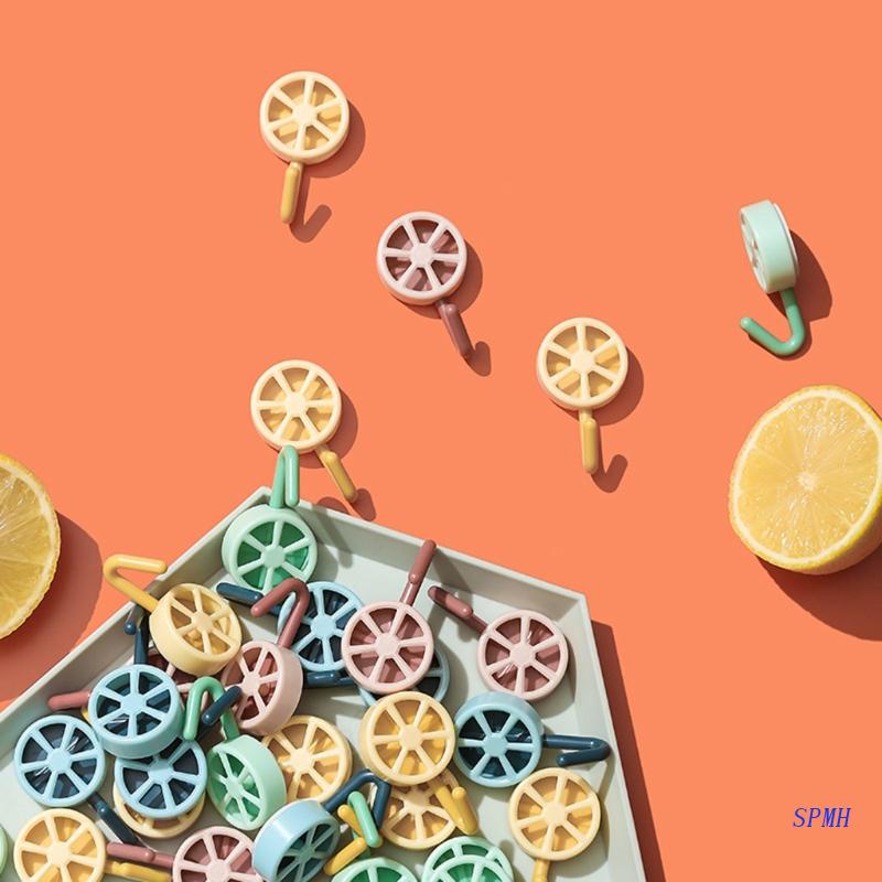 Set 5 Móc Treo Đồ Gắn Tường Chống Nước Sắp Xếp Gọn Gàng Cho Nhà Bếp Nhà Tắm