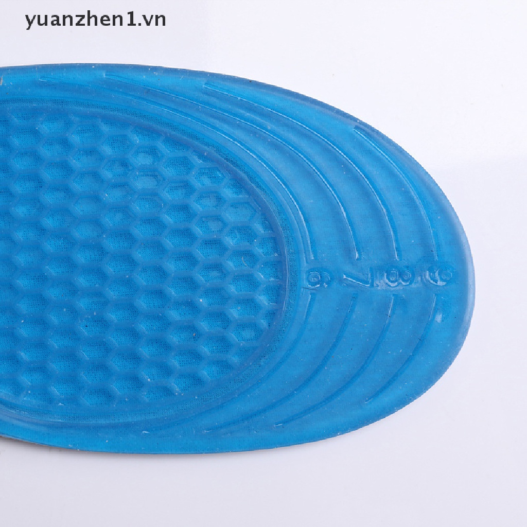 Miếng Lót Giày Thể Thao Hỗ Trợ Giảm Đau Lòng Bàn Chân Chống Sốc Bằng Silicon Gel Mềm Dành Cho Nam Và Nữ