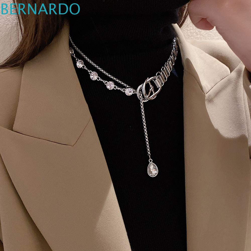 Dây Chuyền Nhiều Lớp Đính Tua Rua Thời Trang Cho Nữ|Vòng Cổ Choker Dài Có Thể Điều Chỉnh Kích Cỡ
