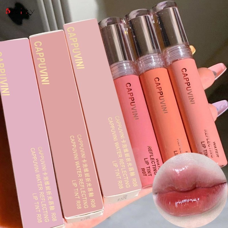 Son Môi Cappuvini Dưỡng Ẩm Lâu Trôi Chống Thấm Nước Với 6 Màu Lựa Chọn Dành Cho Nữ