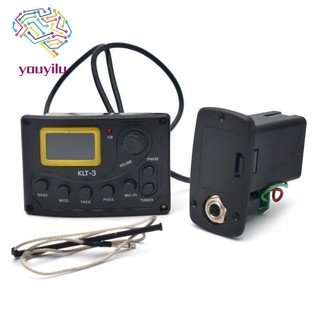 Bộ cân bằng eq 4 band eq klt-3 cho đàn guitar bass eq chuyên dụng