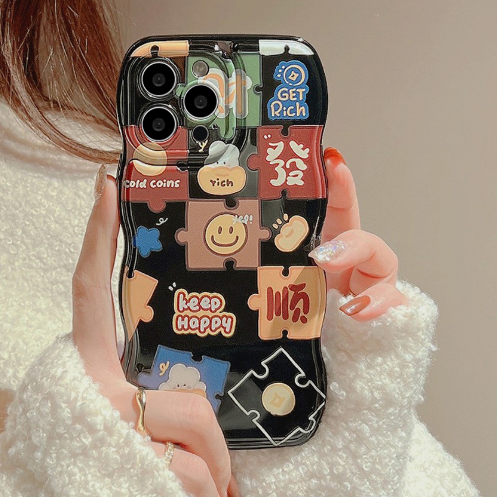 Ốp Điện Thoại TPU Mềm Chống Sốc Họa Tiết Mặt Cười Cho IPhone 11 12 13 14 Pro Max