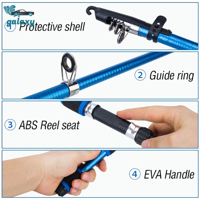 Galaxy Bộ Cần Câu 1.8m 5.5: 1 Chất Lượng Cao