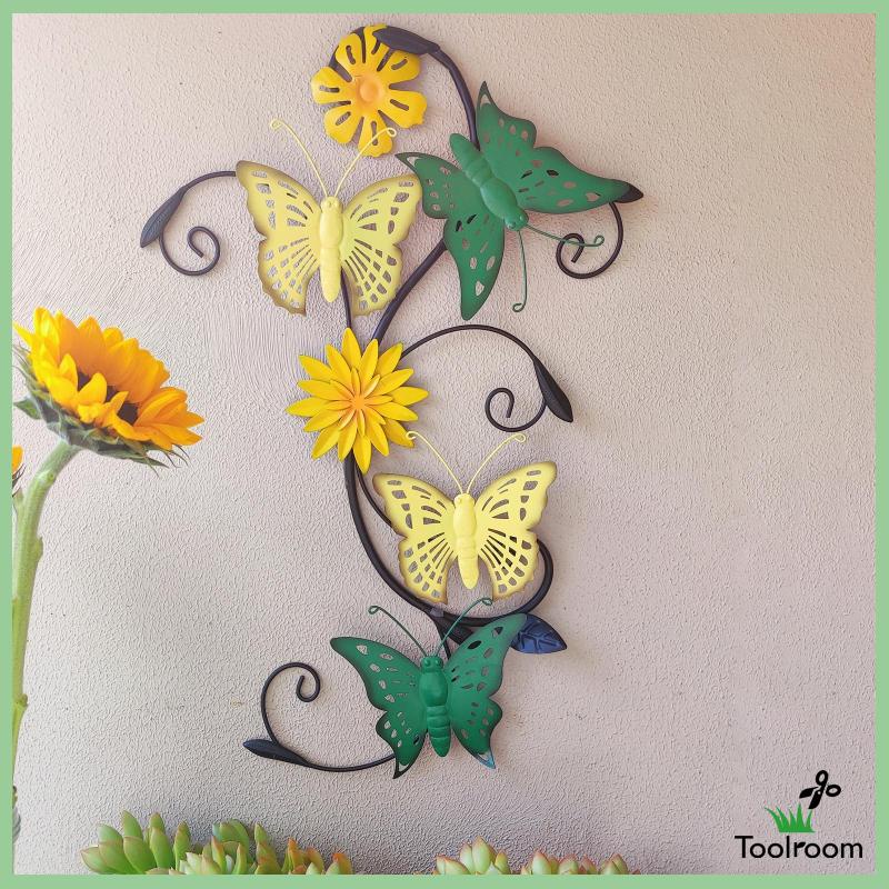 Bươm Bướm Kim Loại Treo Tường Trang Trí Phòng Ngủ / Tiệc Cưới