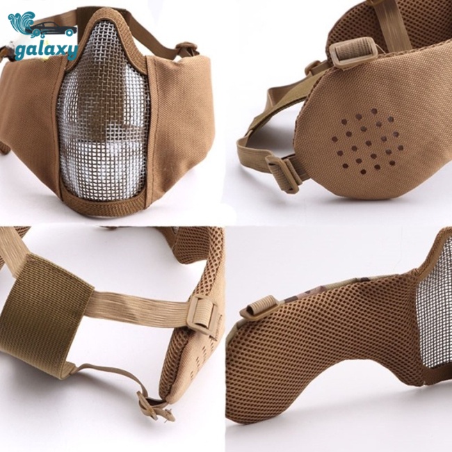 Galaxy Khẩu Trang Nửa Mặt Bằng Vải Oxford Gọn Nhẹ Thoáng Khí Bảo Vệ Tai