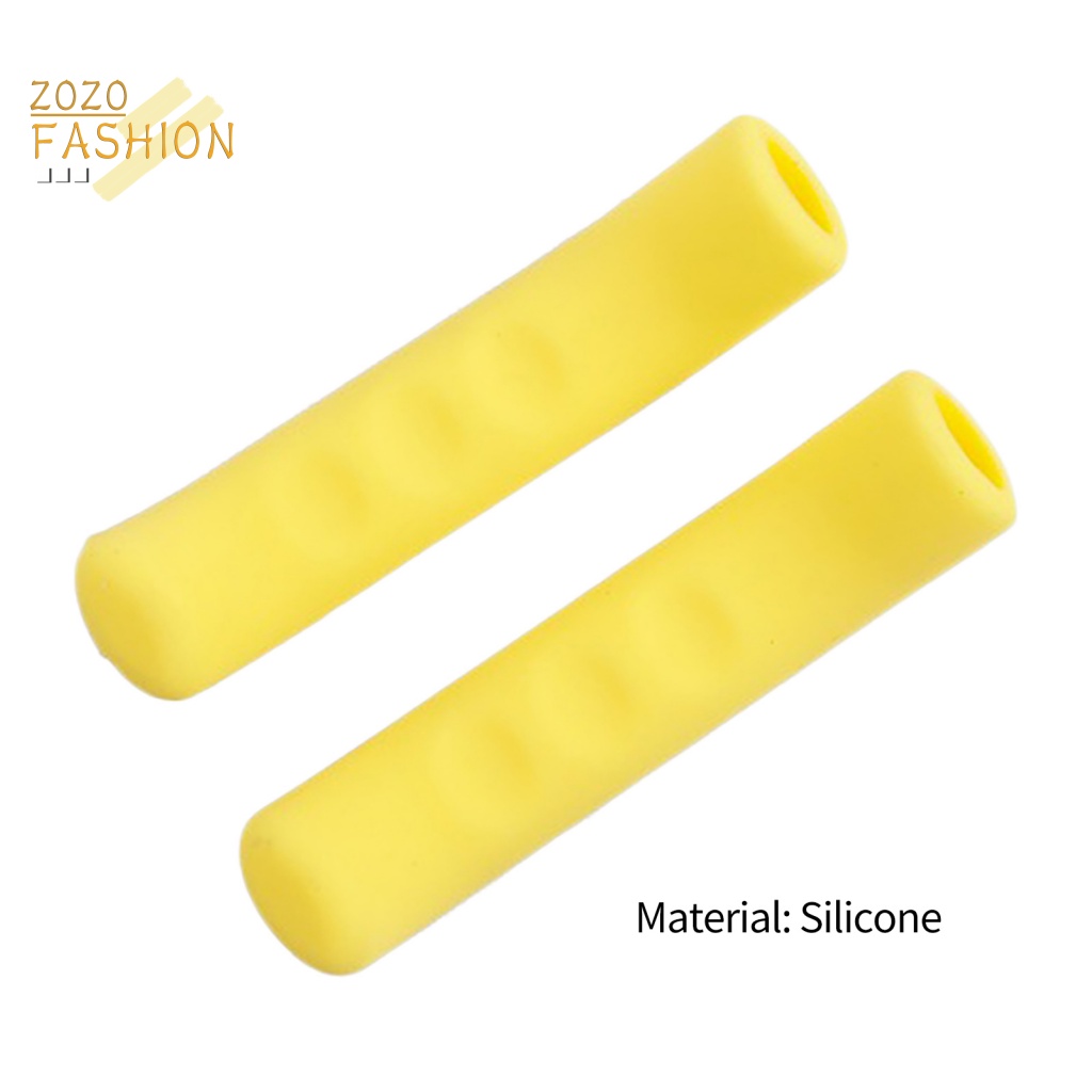 1 Cặp Vỏ Bọc Tay Lái Xe Đạp Bằng Silicone Chống Trượt Hấp Thụ Sốc