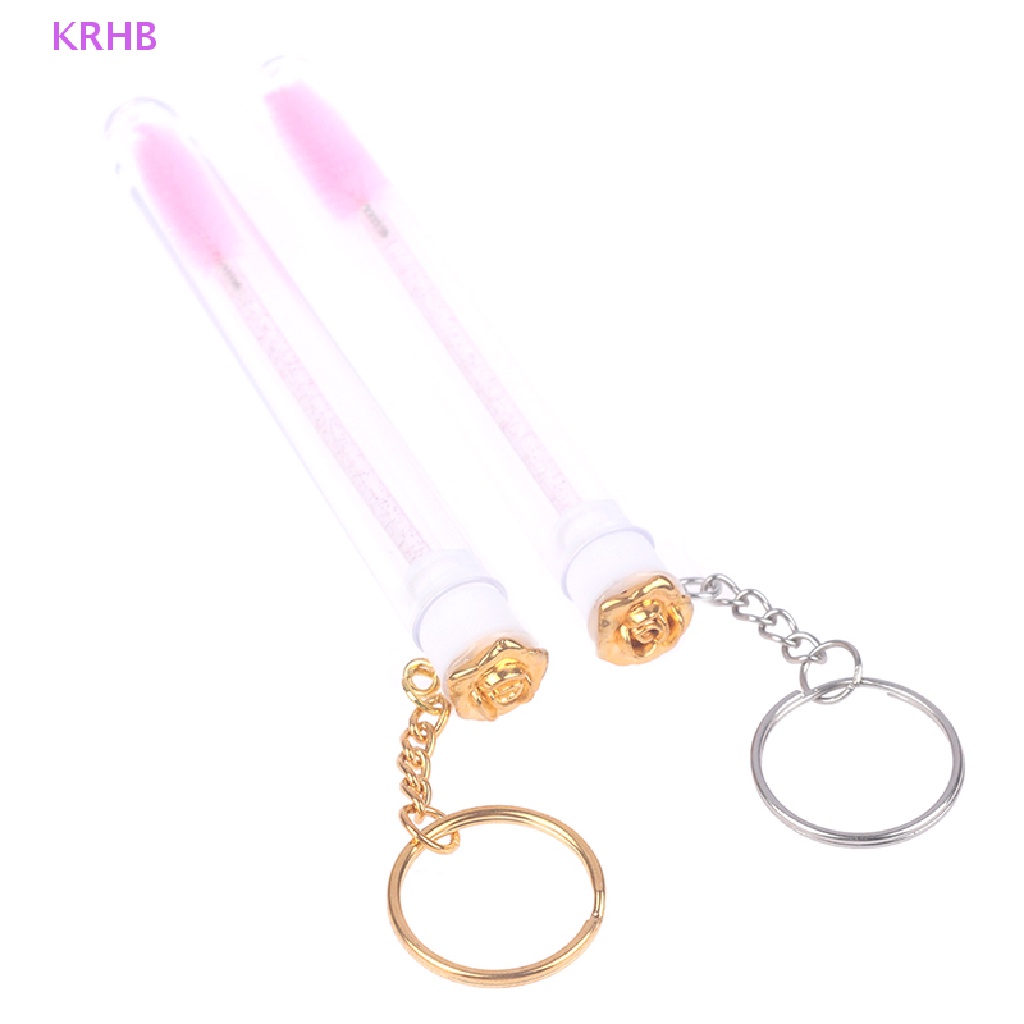 Ống Đựng Mascara Nối Dài Lông Mi KRHB Kèm Vòng Dây Xích Kim Tuyến Mới