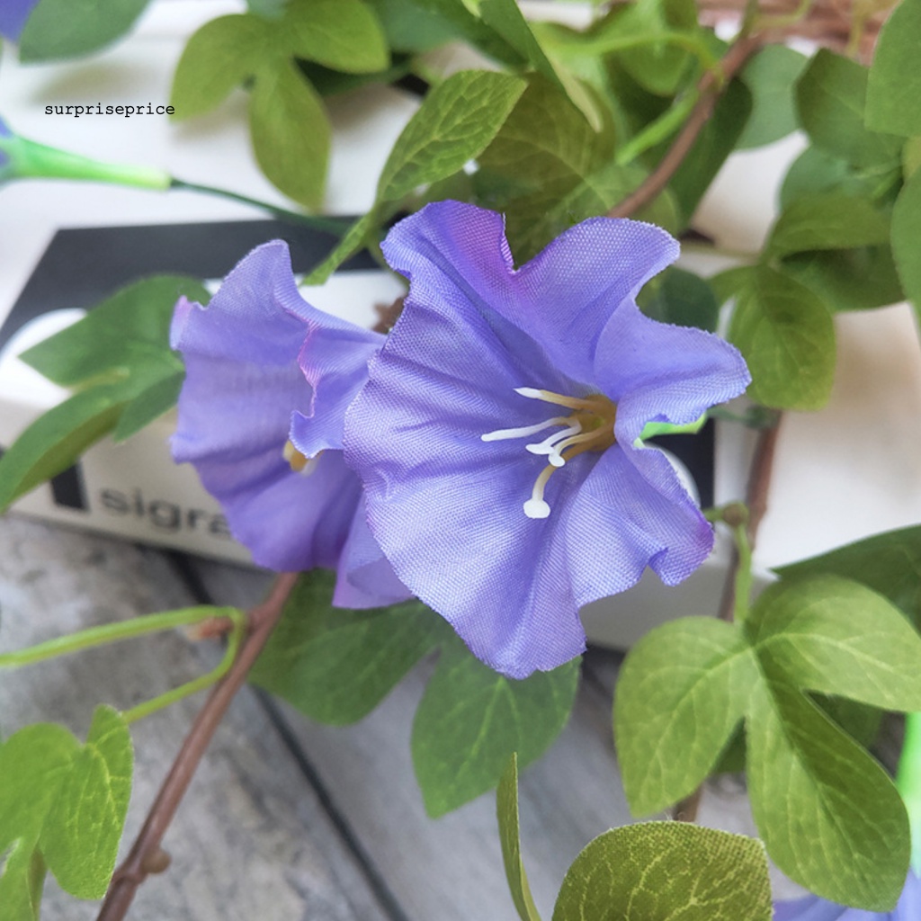 1 Bó Hoa Giả Bằng Lụa Treo Tường Trang Trí Không Phai Màu