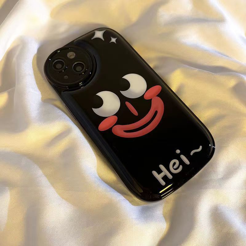 ✅Ốp Điện Thoại Nền Trắng Biểu Tượng Cảm Xúc Nữ Tính Chống Bụi Cho Iphone11promax 12xr14 13