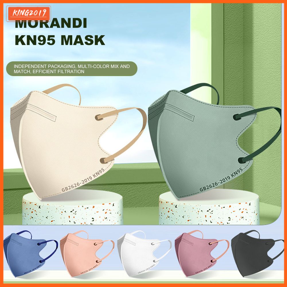 Khẩu Trang 3D 4 Lớp Lọc Ba Chiều Màu Sắc Cá Tính Dùng Một Lần Dành Cho Người Lớn