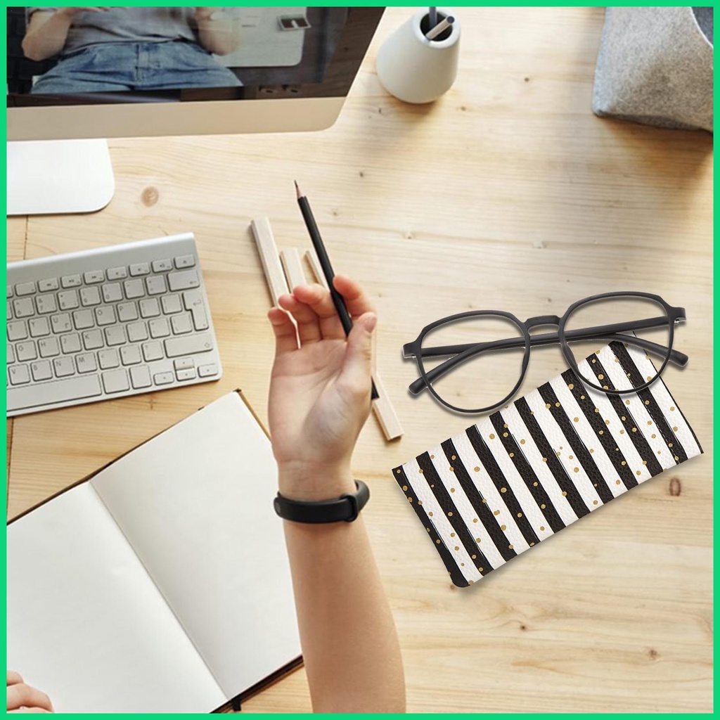 Túi Đựng Mắt Kính Bằng Da PU Gọn Nhẹ Chống Trầy Xước Cho jiwvn