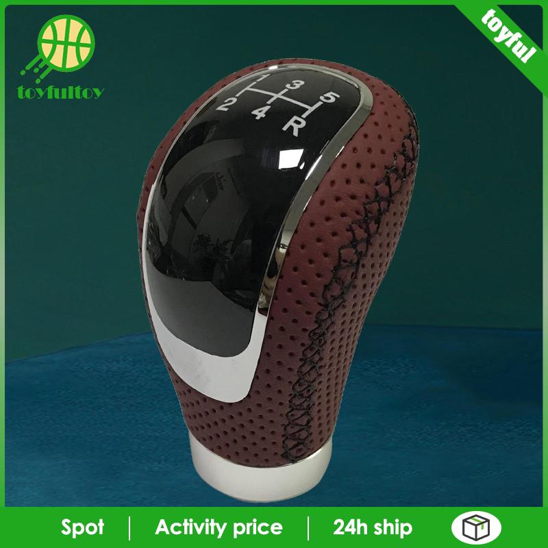 Tay Nắm Cần Số Xe Hơi 5 Tốc Độ 12X1.25 Bằng Hợp Kim Chrome Màu Đen / Đen