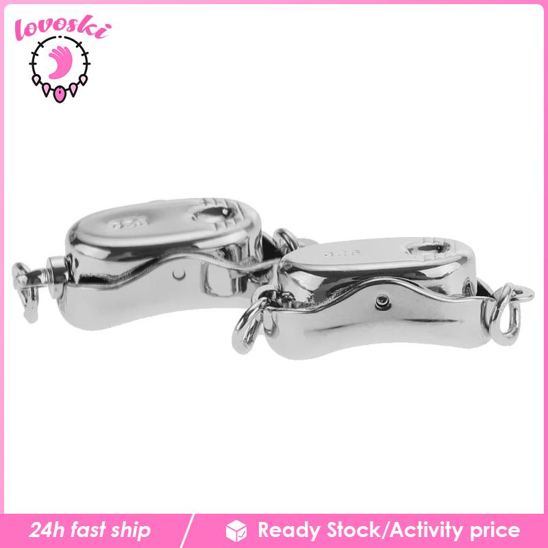 Bộ 2 Móc Cài Mạ Bạc 925 Dùng Làm Trang Sức