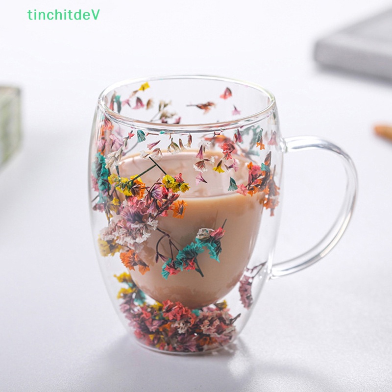 [TinchitdeV] Cốc Thủy Tinh Hai Lớp Hình Ốc Sên Biển Lấp Lánh [Mới]