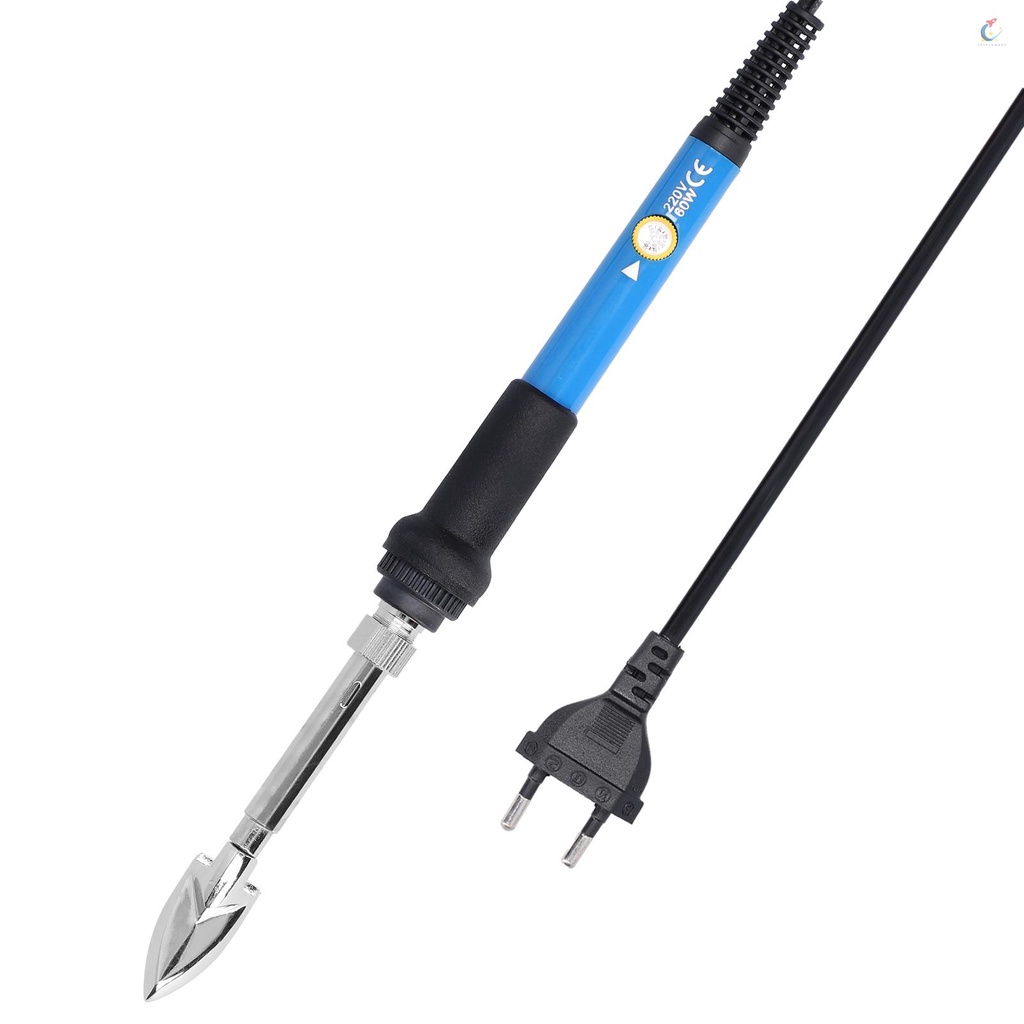 Bàn Ủi Điện Mini 60W 200~450 Bằng Sắt Điều Chỉnh Nhiệt Độ Không Đổi Màu Da°C Bàn Ủi Nhỏ Điều Chỉnh Được Tiện Dụng