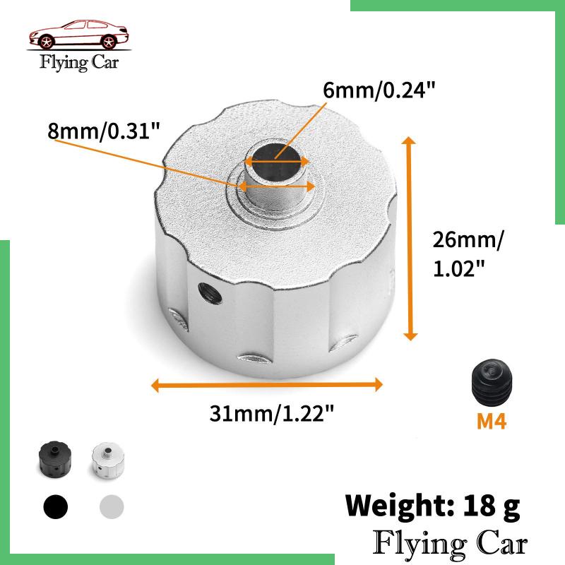 [Lzdjfmy2] Hộp Số Kim Loại Khác Nhau Cho Mô Hình Xe Hơi Điều Khiển Từ Xa DIY Accs 1: 8