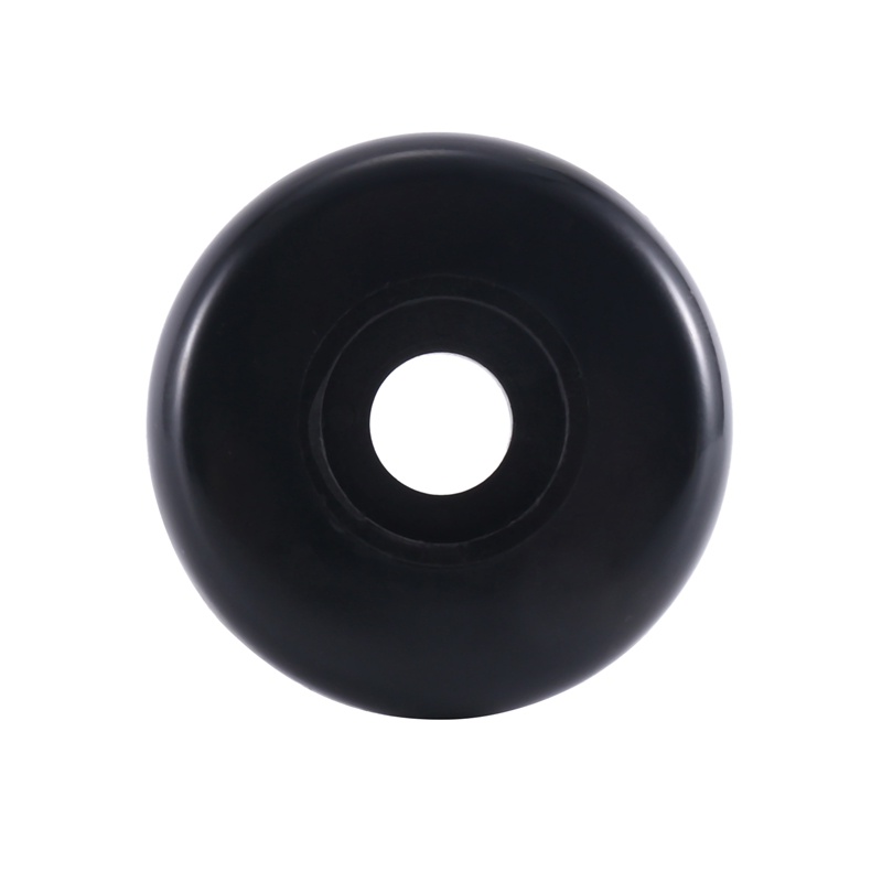 Bánh xe thay thế vali hành lý 55Mm X 18Mm ; Bánh xe đẩy xoay PU Bộ dụng cụ sửa chữa vòng bi thép Carbon Màu đen