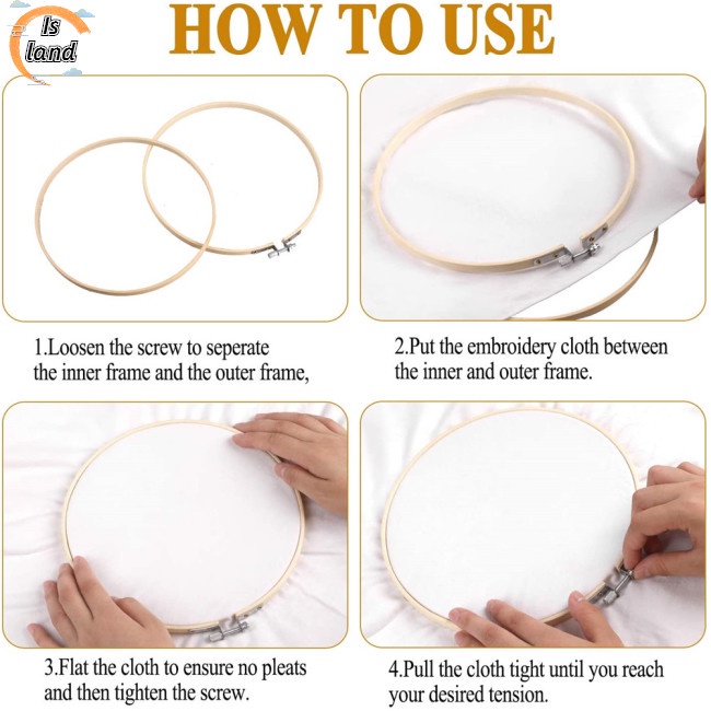 Vòng Tre Tròn Dùng Thêu Tranh Chữ Thập Nghệ Thuật Diy