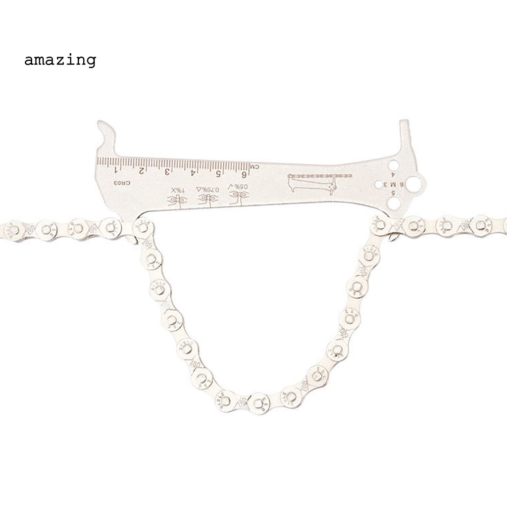 Thước Đo Dây Xích Xe Đạp 3 Trong 1 Kèm Móc Tiện Dụng