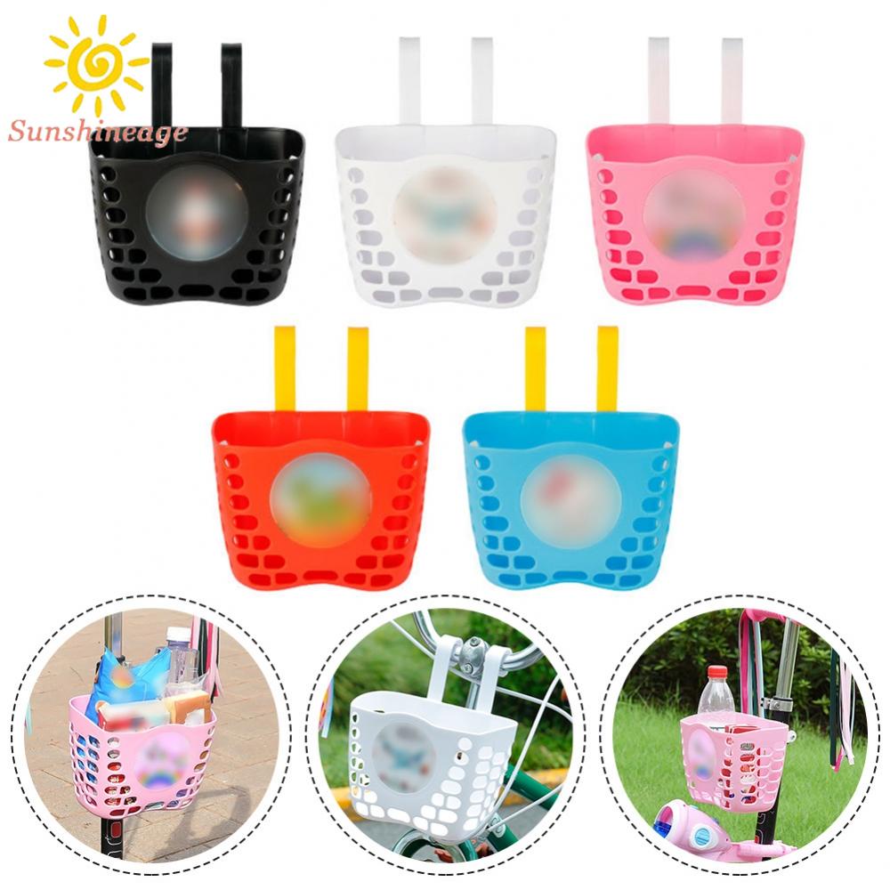 Giỏ Nhựa Đựng Đồ Gắn Phía Trước Xe Đạp Tiện Dụng Cho Bé