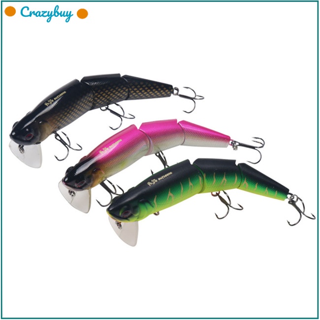 Cr Mồi Giả Câu Cá 3 Khớp Nối Bằng Nhựa Cứng