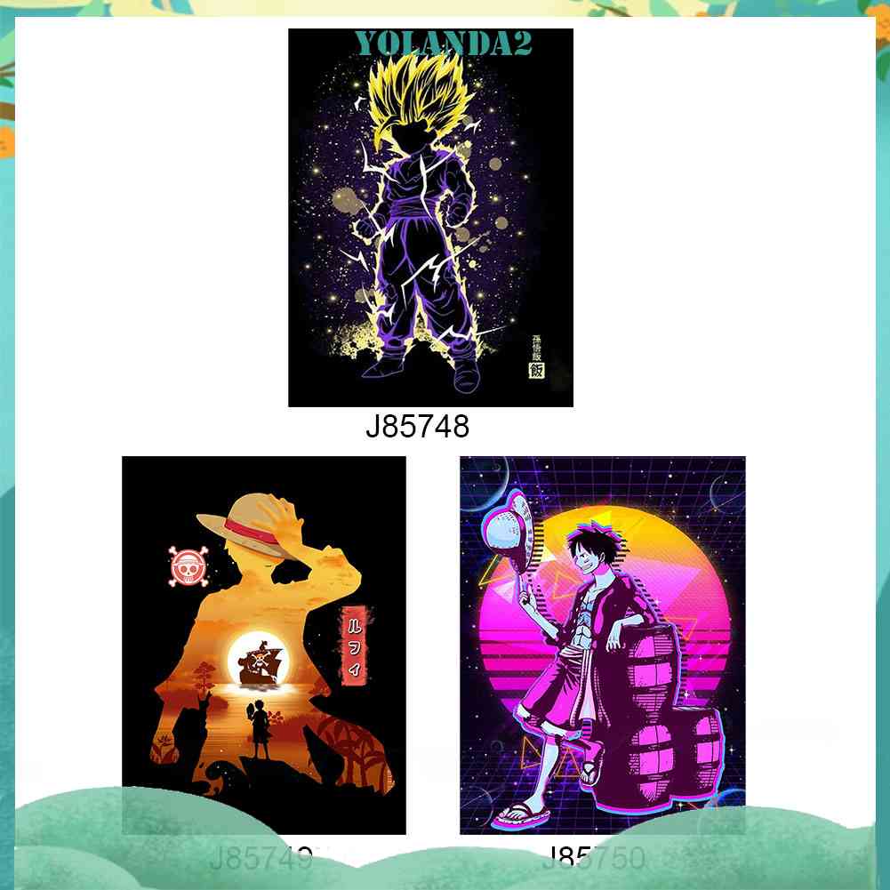 Bộ Tranh Đính Đá 5D Họa Tiết Hoạt Hình Độc Đáo DIY Dùng Trang Trí Nhà Cửa