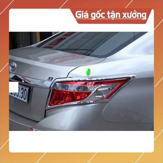ỐP VIỀN ĐÈN PHA, HẬU VIOS 2014- 2017 mạ crom cao cấp