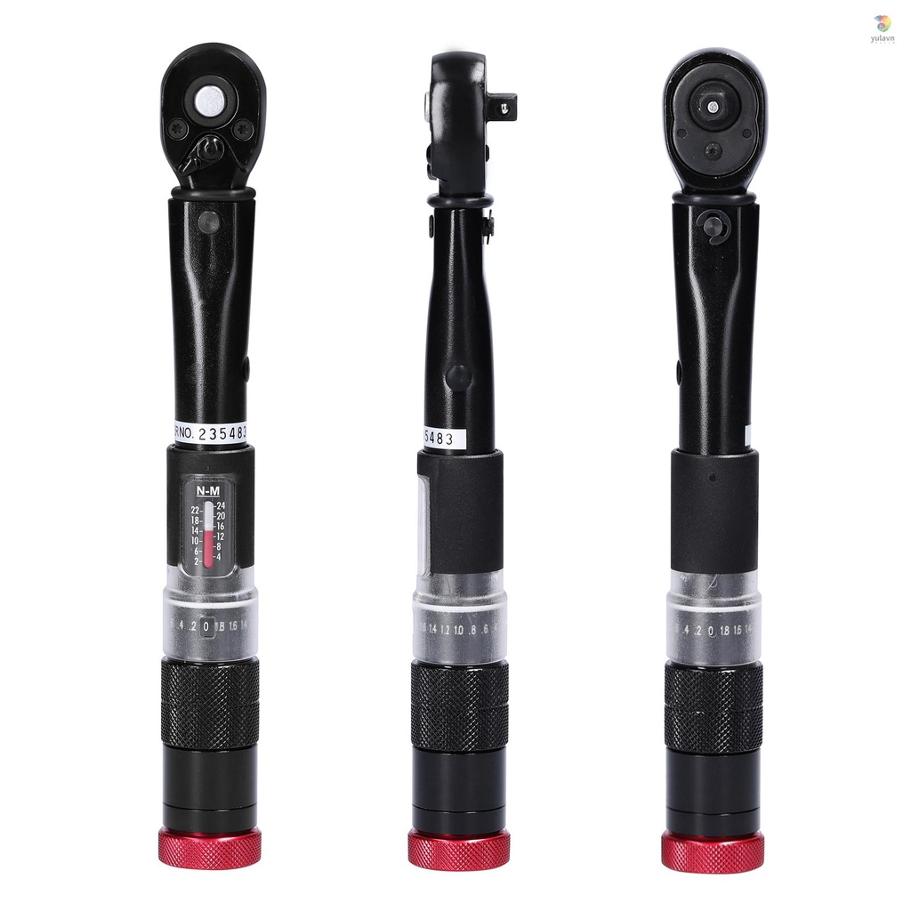 Bộ 11 Cờ Lê Mô Men Xoắn 2~24Nm 1 / 4 Inch Di Động Tháo Gỡ Nhanh Có Thể Điều Chỉnh Đa Ứng Dụng Cho Sửa Chữa Xe Đạp / Xe Hơi