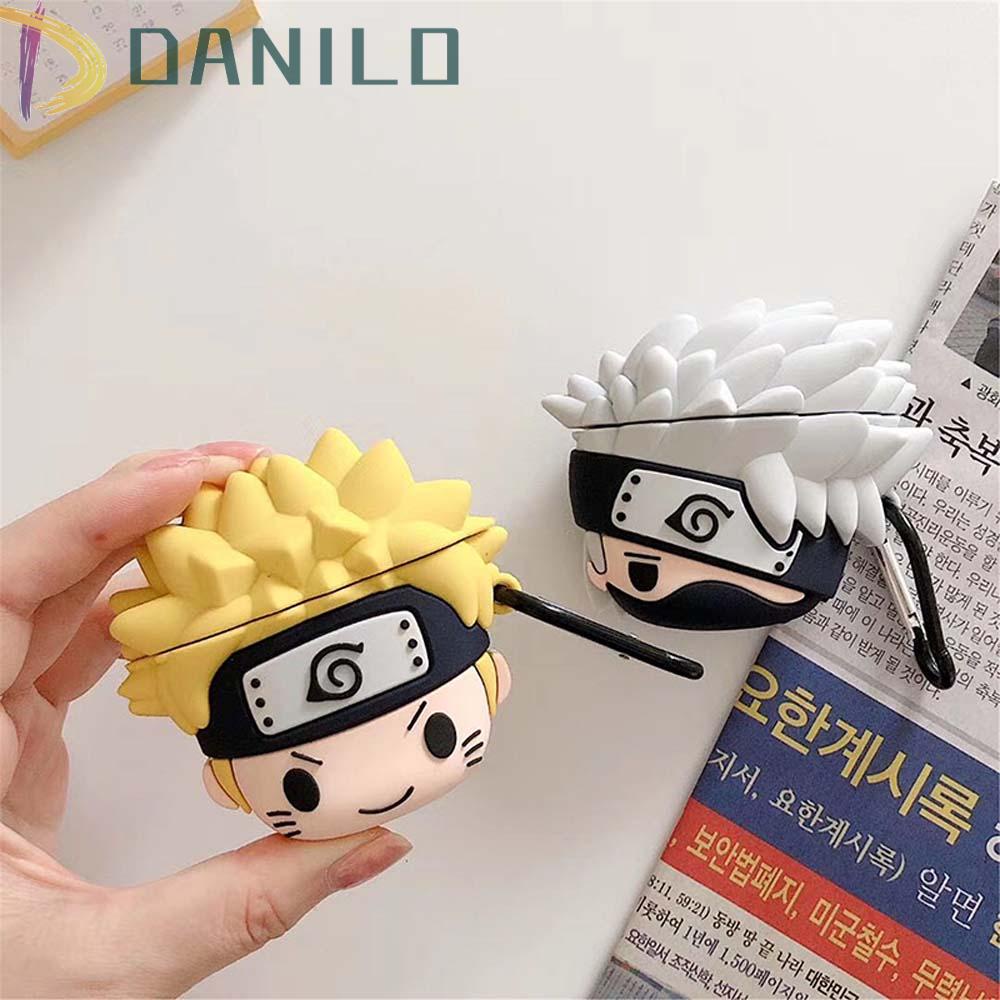 Vỏ Bảo Vệ Hộp Sạc Tai nghe không dây Airpods 1 2 pro Uzumaki Naruto