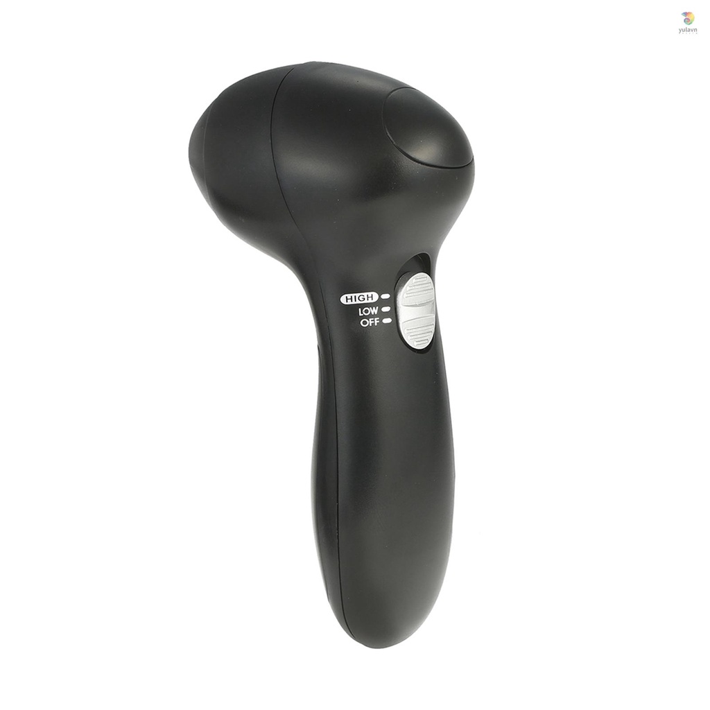 Bộ Dụng Cụ Đánh Bóng Giày Da Mini Cầm Tay Kèm 4 Đầu Bàn Chải Tiện Dụng