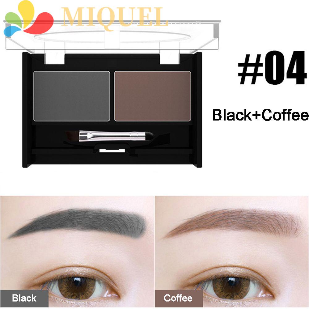 Phấn Kẻ Lông Mày MIQUEL 2 Màu Sắc Tùy Chọn Chống Thấm Nước Trang Điểm Làm Đẹp