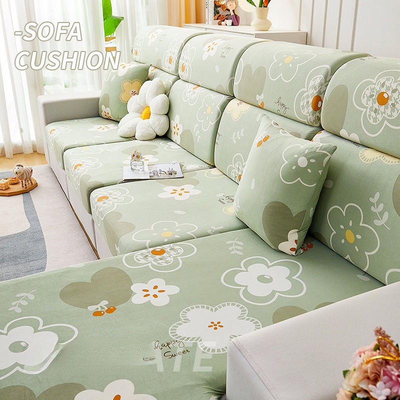 Vỏ Bọc Đệm Ghế Sofa Mùa Hè Bằng Lụa Lạnh Không Trơn Thông Dụng Vỏ Bọc Ghế Sofa Chống Trầy Xước