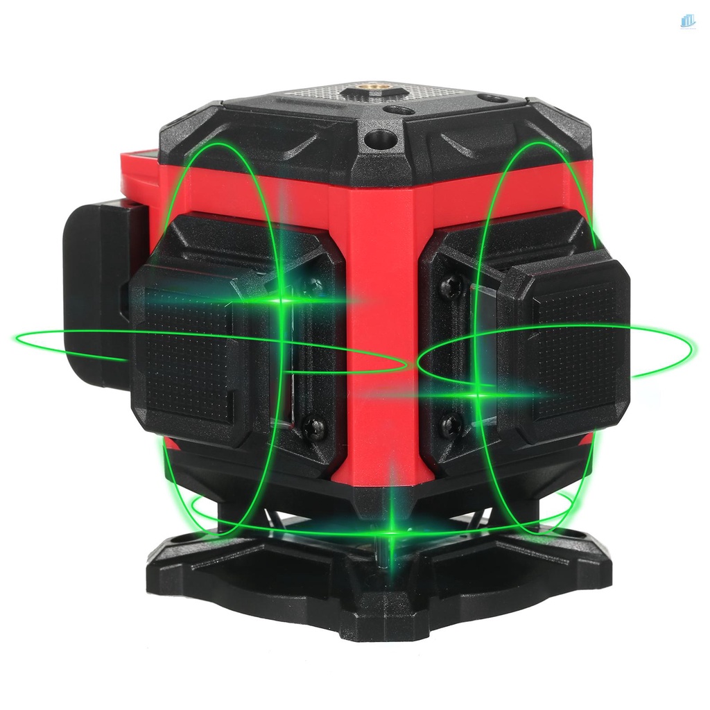 Thước Đo Bằng Laser 3X3600 (s2mwvn) 12 Cấp Độ Tự Điều Chỉnh 3x360° Mức Laser Xanh Lá Cây Với 2 Pin Sạc Lithium / Gắn Tường / Gắn / Điều Khiển Từ Xa Trong Nhà / Ngoài Trời