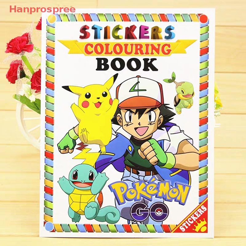 Sách Tô Màu Hoạt Hình Pokemon Hanprospree > Animation Sáng Tạo Paing Book Đồ Chơi Quà Tặng
