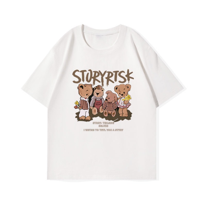 Áo Thun Unisex 100% Cotton Nguyên Chất Ngắn Tay Phong Cách Hàn Quốc Mới NRVP 2023